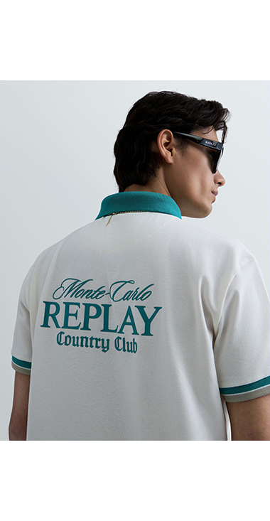 REPLAY &times; Monte Carlo Country Club ポロシャツ 詳細画像